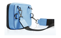 Thumbnail for Blue Crossbody Sling Bag with Multiple Strap Attachments