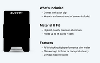 Thumbnail for Inversa Aluminum Wallet