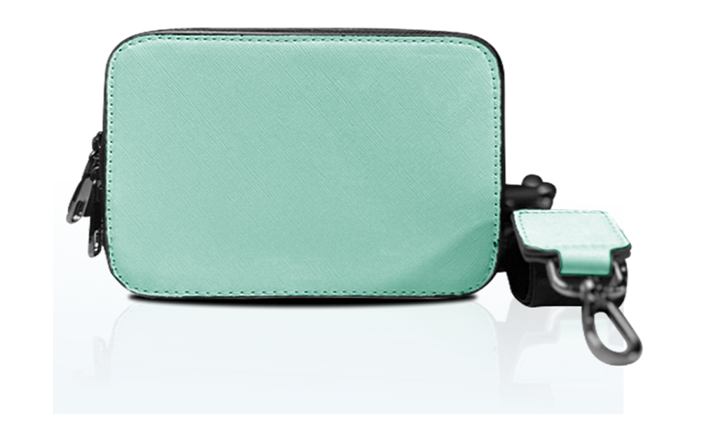 Green Crossbody Bag With Detachable Strap