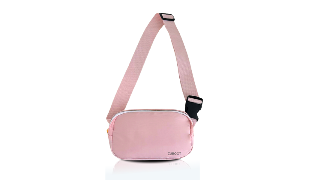 Pink Crossbody Sling Bag Lyra With Adjustable Strap