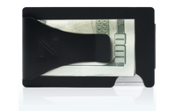 Thumbnail for Back of Black Aluminum Purus Wallet