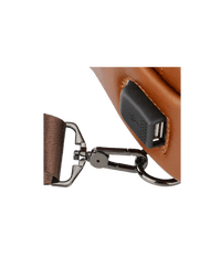 Thumbnail for Leather Crossbody Sling Bag with USBS Charing Port