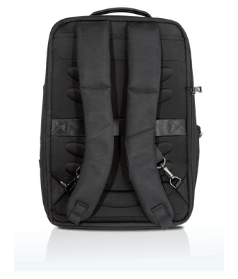 Back of Leather Backpack with Versatile Carrying Options