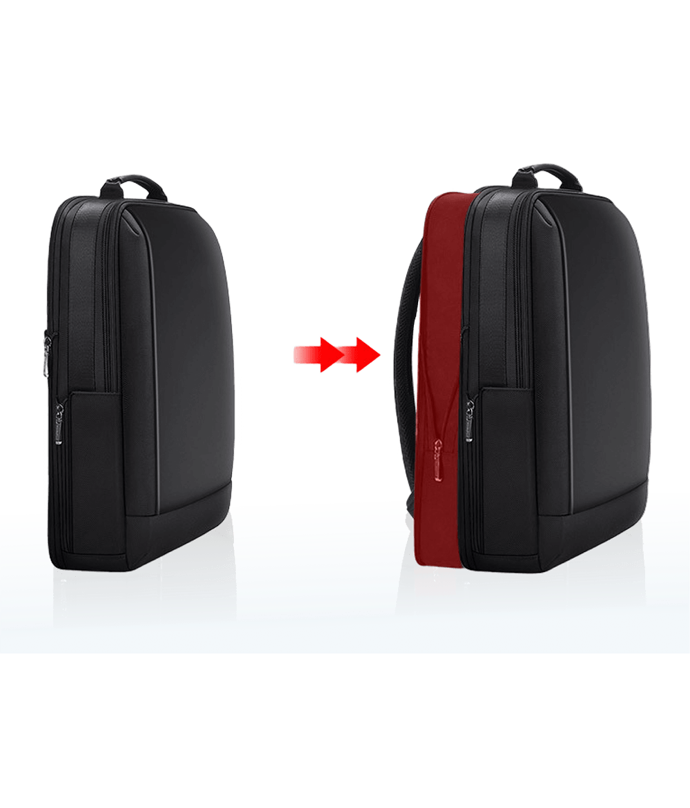 Comparative Diagram of Backpack Size