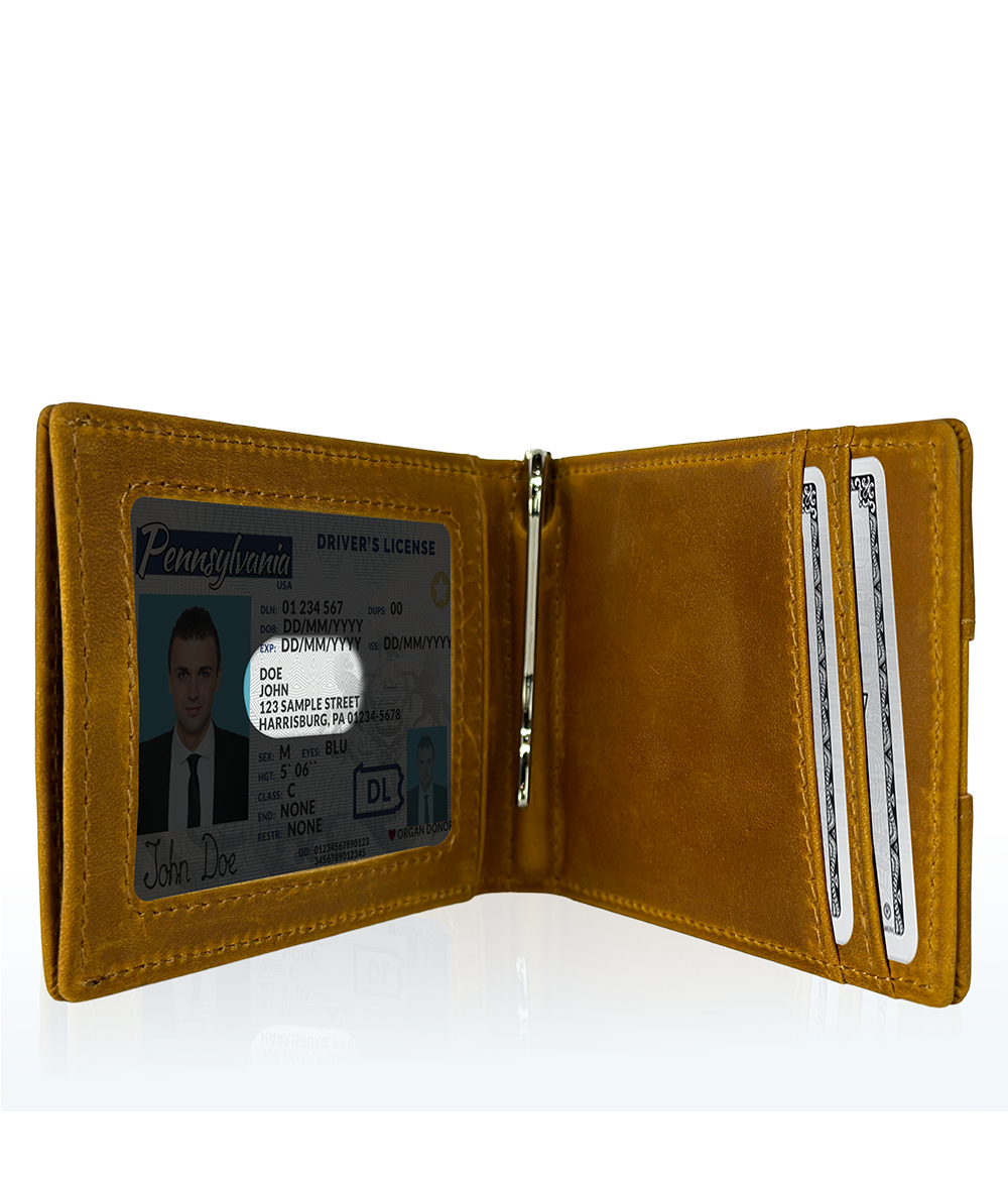 Crazy Horse Leather Wallet