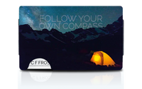 Thumbnail for Aluminum Wallet Front Face Follow Your Own Compass 