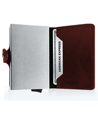 Thumbnail for Leather AirTag Wallet With Aluminum Casing