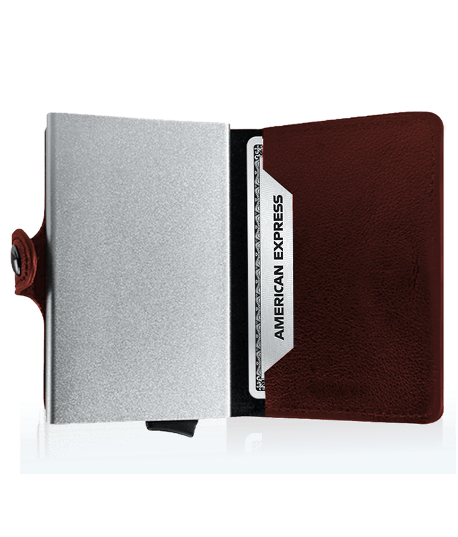 Leather AirTag Wallet With Aluminum Casing
