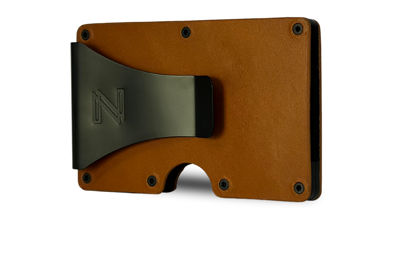 Gold Forged and Leather Centrum Wallet | Combo
